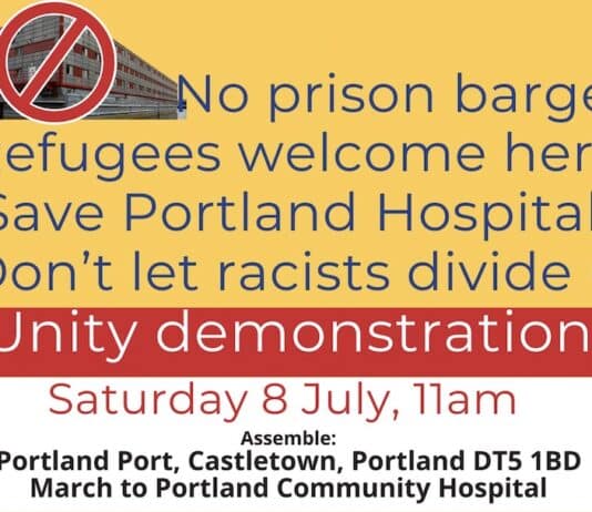 Community of Portland March Together to say: No Barge – Refugees are Welcome Here!