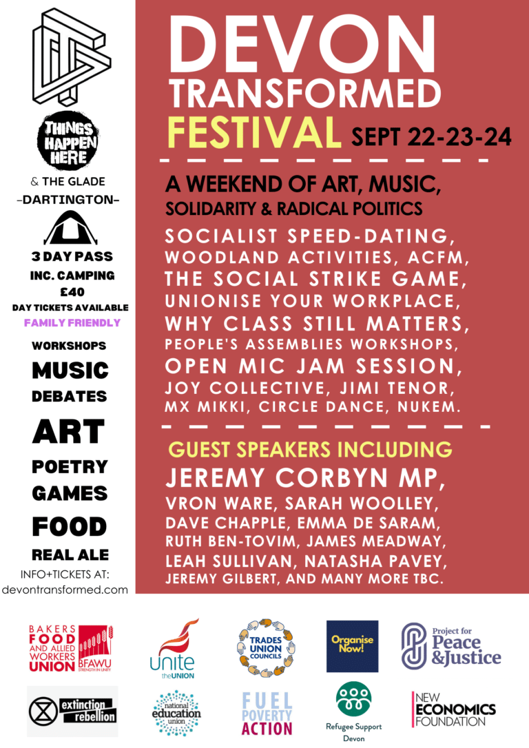 Transformative Ideas and Collective Action Unite at Devon Transformed Festival 2023