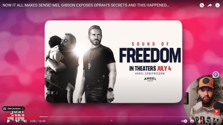 Far right, Trump supporting, QAnon, faith based conspiracy theorist outed over film Sound of Freedom