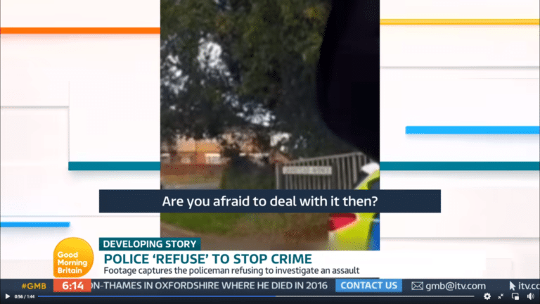 Tory minister: “Police across the country are doing a fantastic job.” Then this happened