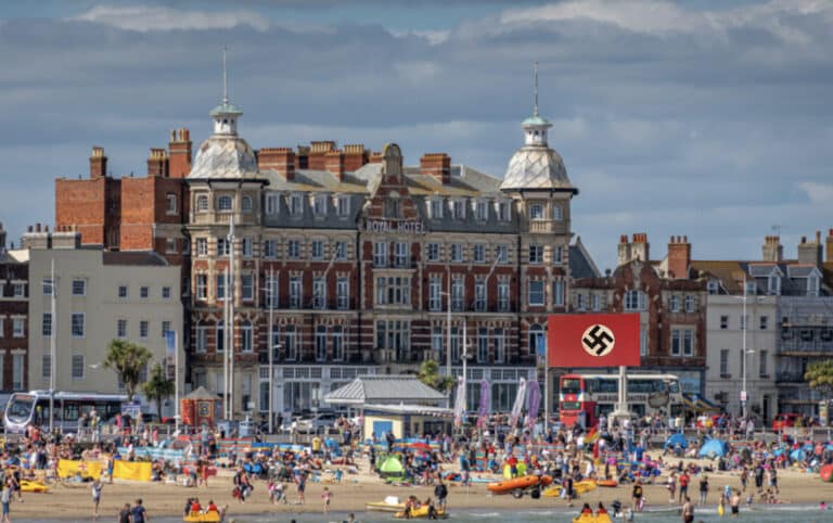 How is this letter to a business person in Weymouth different from Nazi Germany?