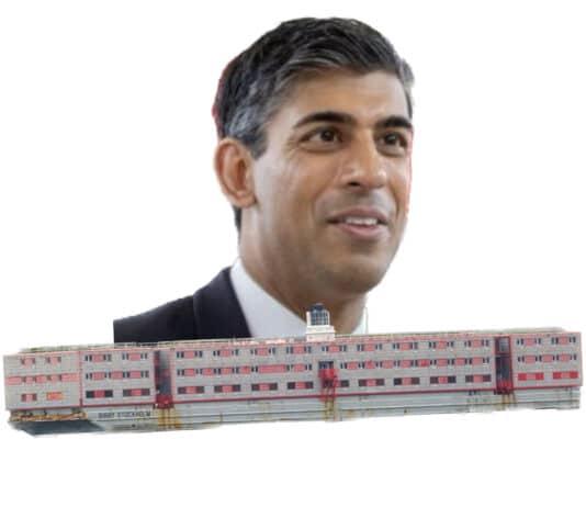 Bibby Stockholm: Sunak is as guilty as a puppy next to a pile of poo