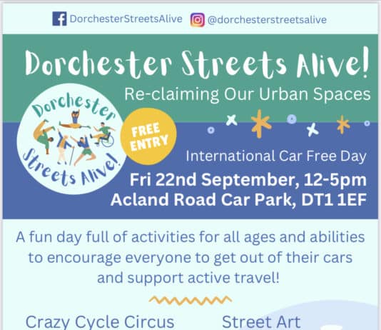 DORCHESTER STREETS ALIVE! 22 SEPTEMBER 2023. ACLAND ROAD CAR PARK