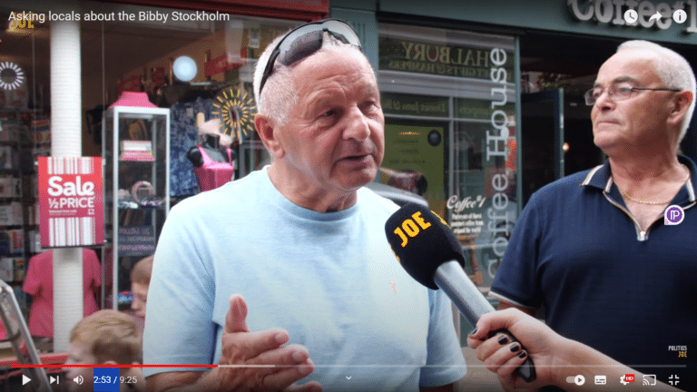 How many Mail, Express, Telegraph and Sun readers can you spot being interviewed in Weymouth?