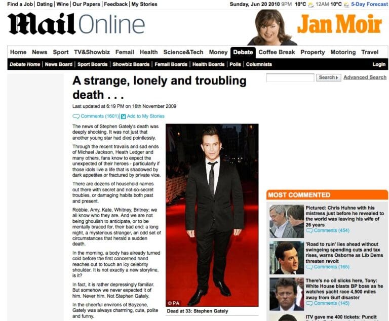 The Daily Mail’s Jan Moir