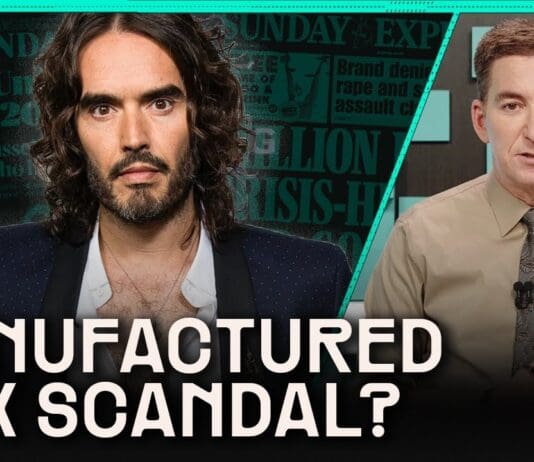 Glenn Greenwald questions the validity of the corporate media’s theatrical framing of Russell Brand