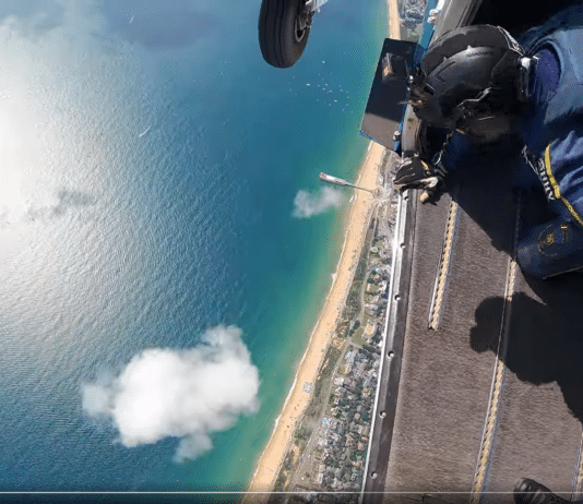 Astonishing video released of The Tigers Army Parachute Display Team at Bournemouth Air Show