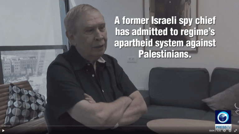 Former head of Mossad admits Israel is an apartheid regime