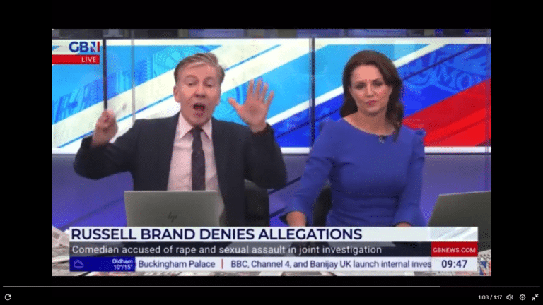 Staggering video emerges of Andrew Pierce attacking his co presenter on GB News