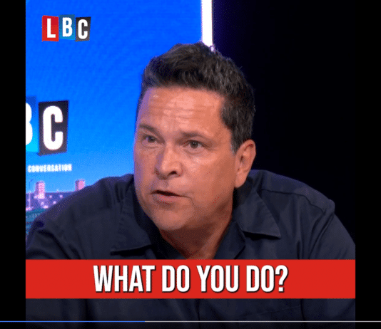 Far right think tank commentator destroyed by Dom Joly live