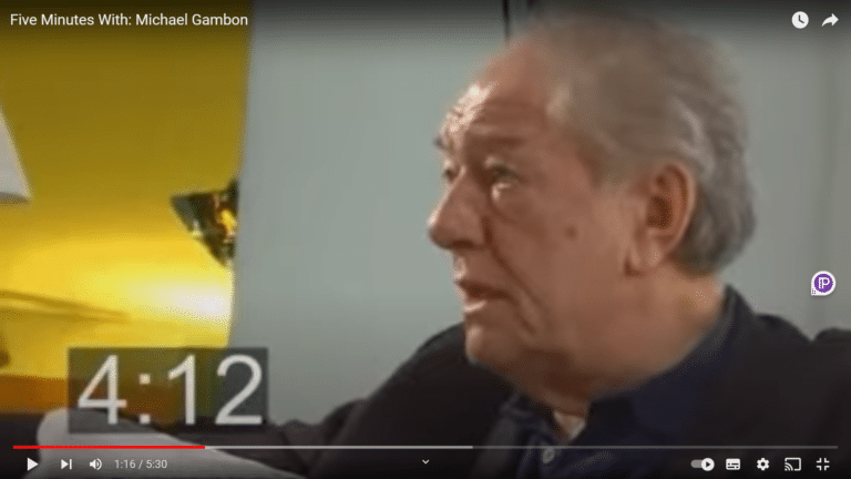 Wonderful man and actor Michael Gambon dies