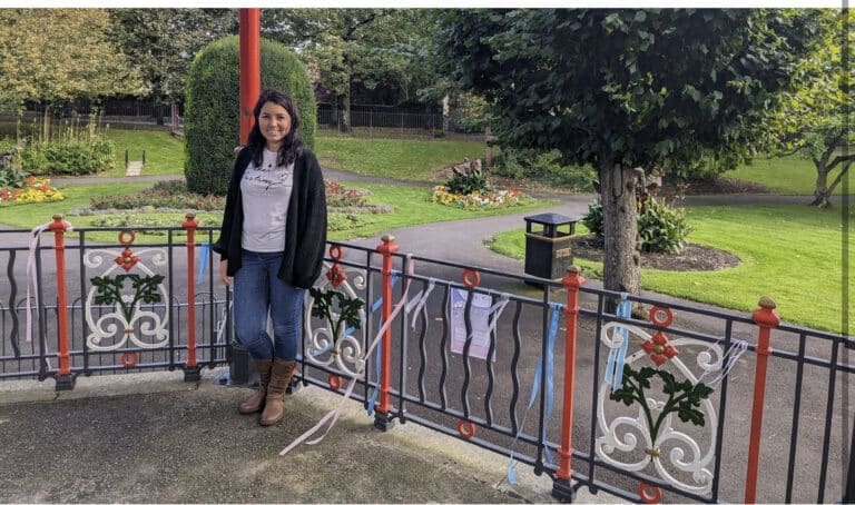If you wondered why there are ribbons tied to the bandstand in Dorchester Borough Gardens…