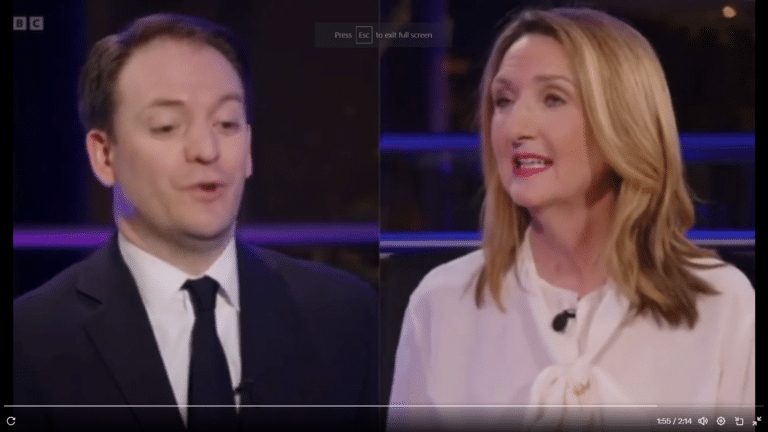 Victoria Derbyshire shreds another Tory. What are the BBC up to?