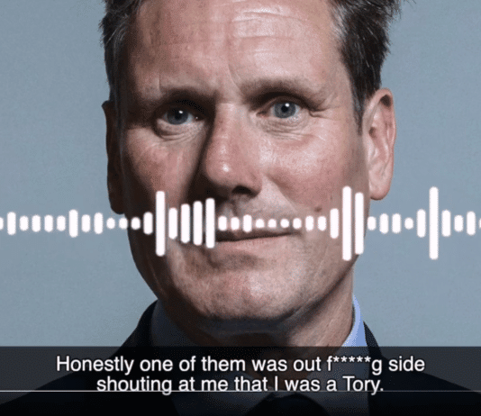 Keir Starmer: “Someone outside was shouting that I was a Tory…”
