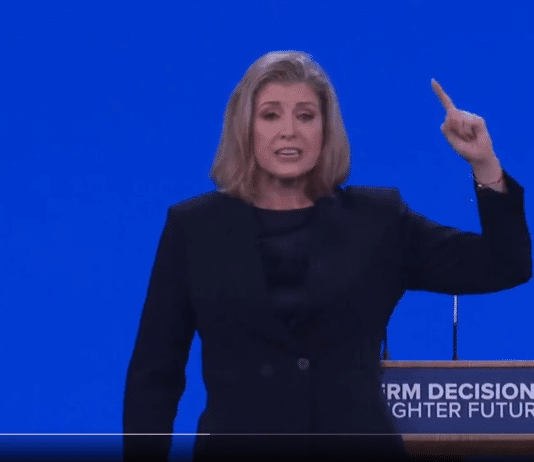 Penny Mordaunt’s conference speech takes on a whole new context