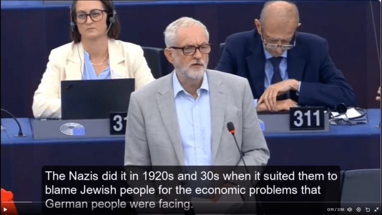 Jeremy Corbyn identifies who is responsible for the far right ideological hatred on the streets… of the UK