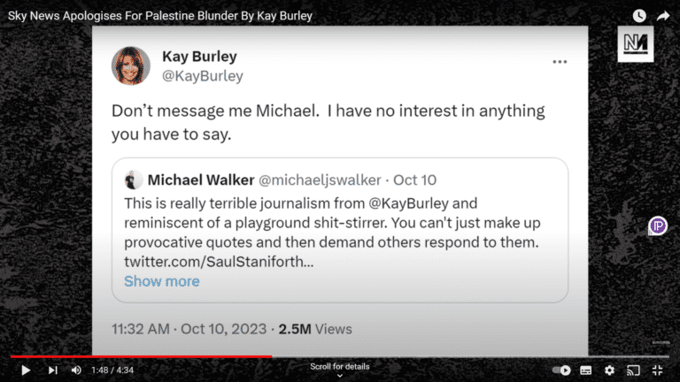 Will Kay Burley apologise for spreading fake news?