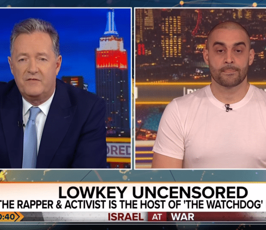 Lowkey trashes Piers Morgan and all corporate media stooges