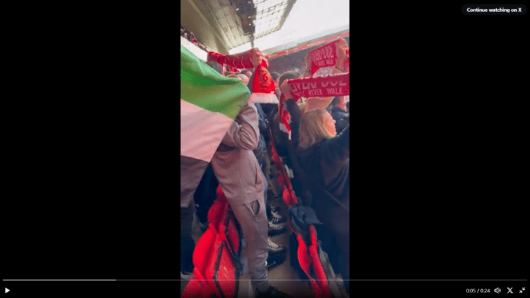 Liverpool football club picks a side in Zionist assault on Palestinians