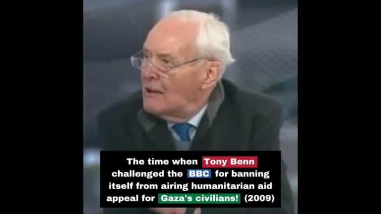 When Tony Benn revealed that the BBC was in the pocket of Israel