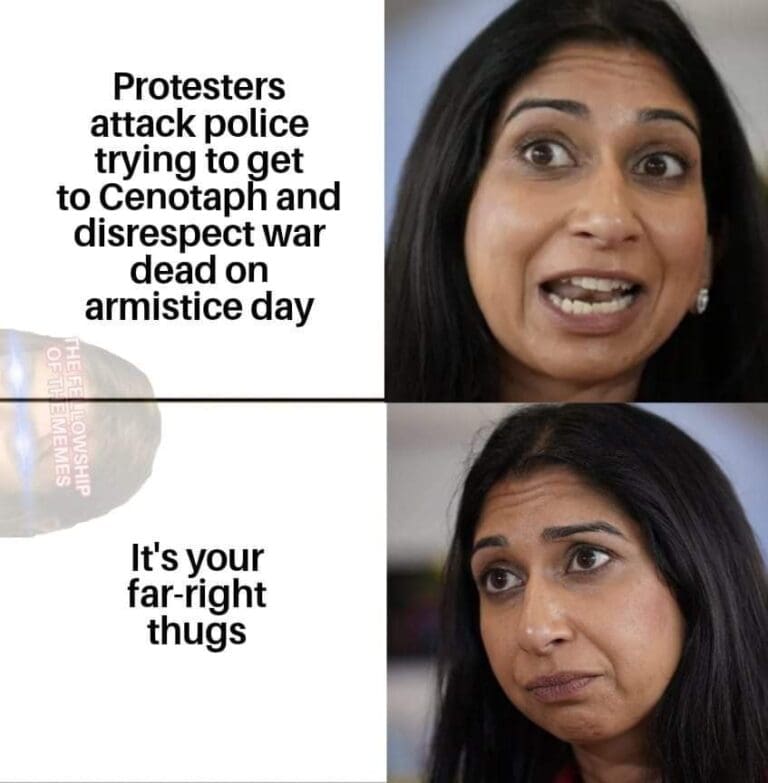 Braverman’s position untenable as far right fascists go on rampage in London