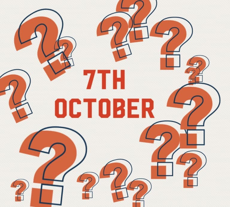 October 7th does not appear to be what it seems