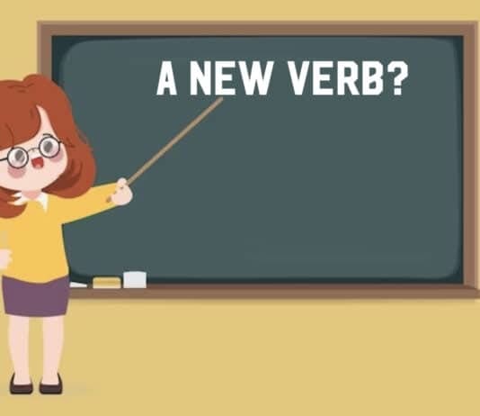 A new verb for common usage