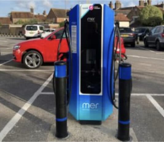New electric vehicle charge point goes live in Wareham