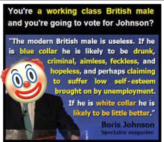 Working class Tories congregate in a field somewhere in England