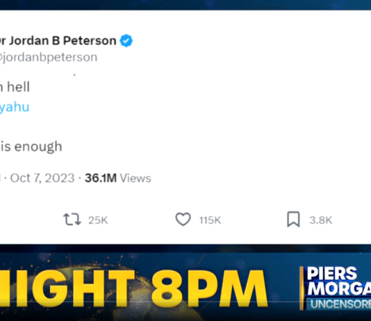 Jordan Peterson admits he is an impulsive genocide supporter