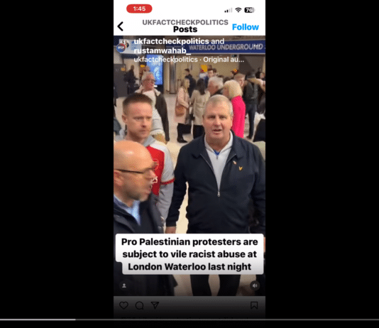 Meet the fascists at Waterloo Station