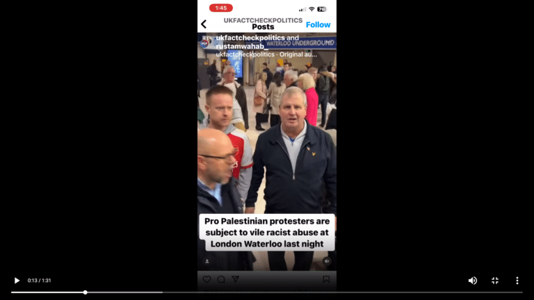 Meet the fascists at Waterloo Station