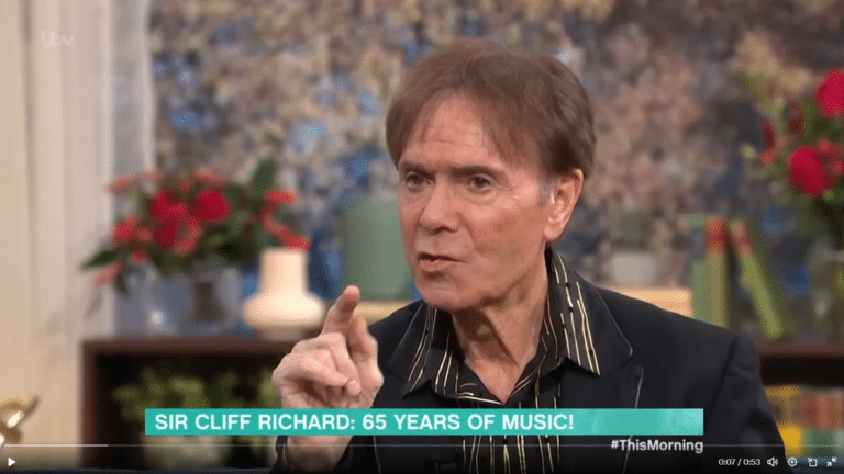 Cliff Richard reveals how vile he is