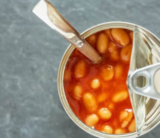Baked bean recall across multiple outlets due to rubber balls find