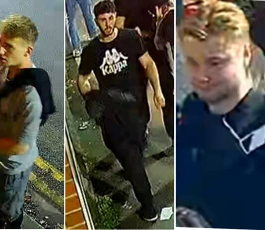 Men wanted following glass smashed into man’s face in Bournemouth