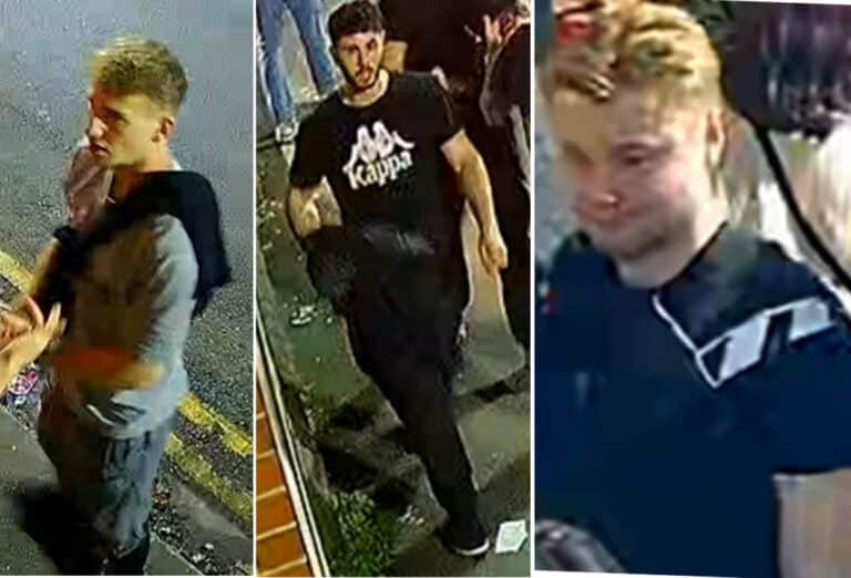 Men wanted following glass smashed into man’s face in Bournemouth