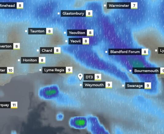 Dorset braces itself for Storm Gerrit