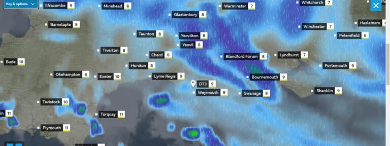Dorset braces itself for Storm Gerrit