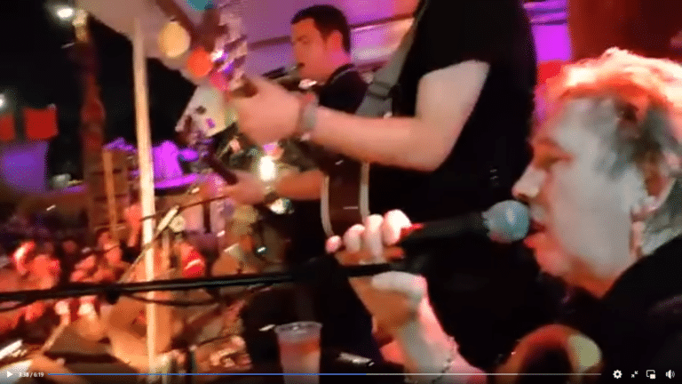 Little seen video of Shane MacGowan and Cronin singing Pogues and Clash songs in 2017