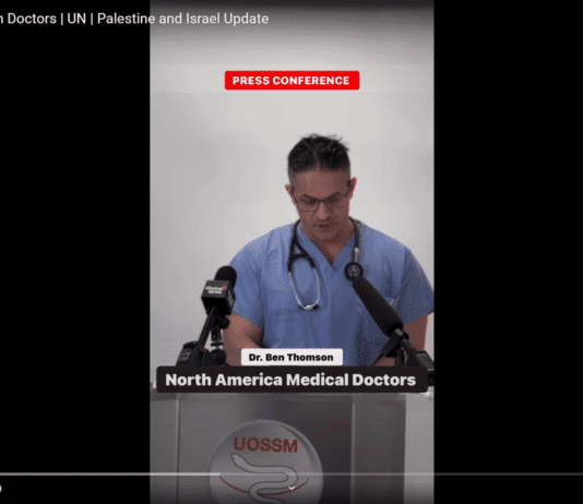 North American doctors turn on US government for their support for genocidal Israel