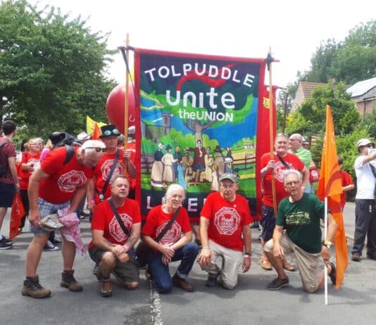 Unite branch commemorate anniversary of Tolpuddle Martyrs arrest