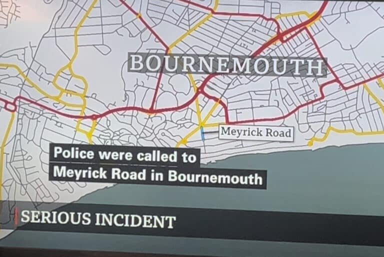Further update following incident in Bournemouth