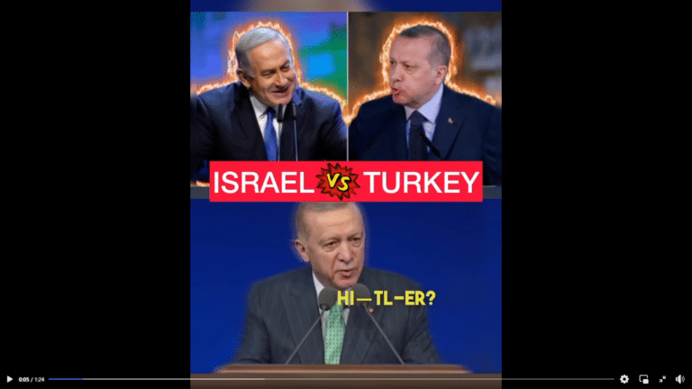 Turkish president compares Netanyahu to Hitler