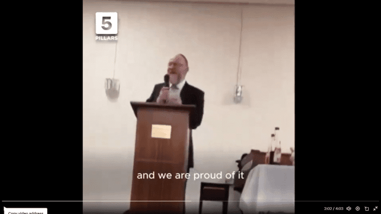 Britain’s chief rabbi, Ephraim Mirvis, reveals he is a homicidal psychopath