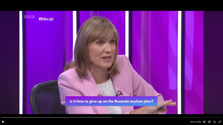 Sometimes Question Time is not just diarrhea for the masses