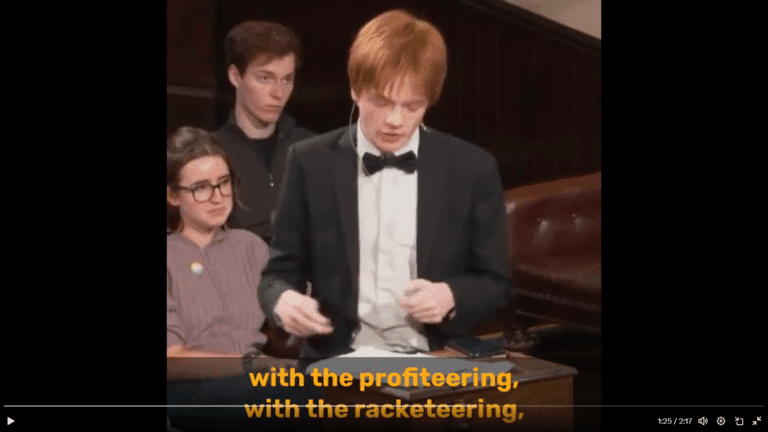 Student explains in just two minutes why the UK is paying more for its fuel than the rest of Europe