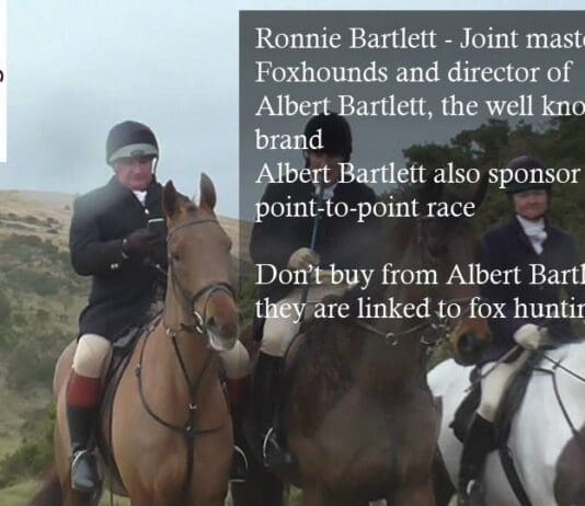 Albert Bartlett potato brand links to Fox Hunting