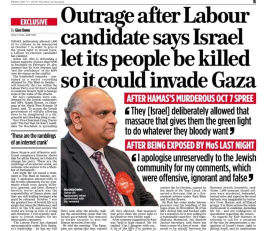 Who speaks with a fork tongue — the Labour election candidate or the Labour Party central office?