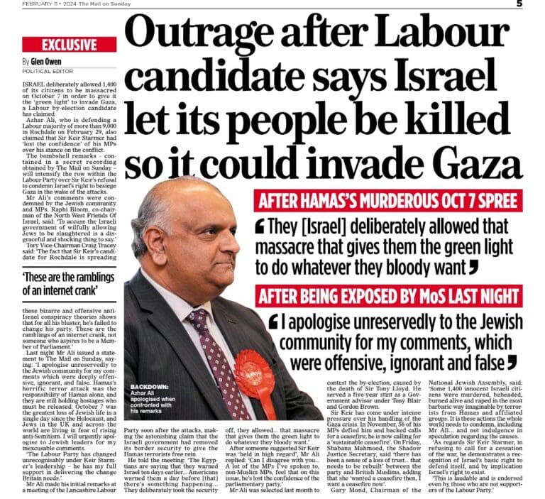 Who speaks with a fork tongue — the Labour election candidate or the Labour Party central office?