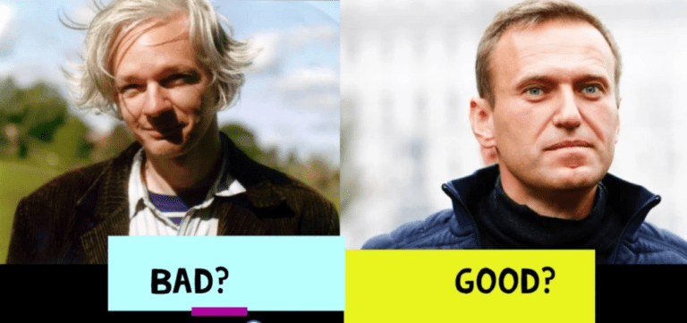 Alexey Navalny was an Islamophobe and a far right racist, unlike Julian Assange